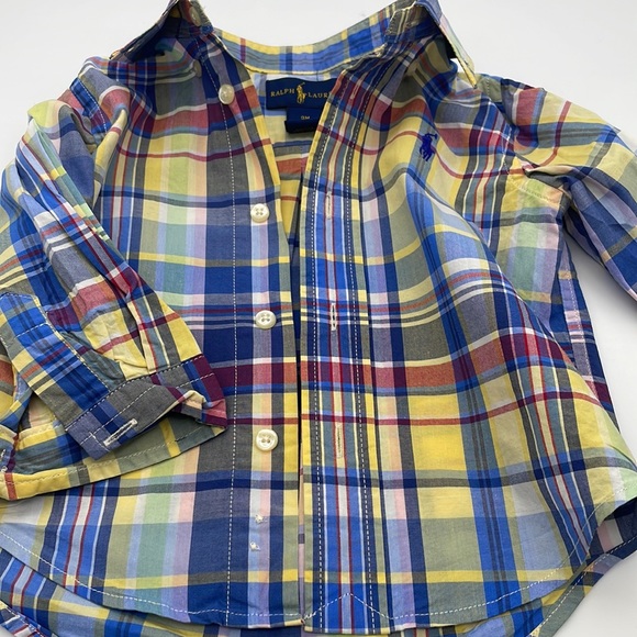 Ralph Lauren kids button up shirt, 9 months - Picture 5 of 6